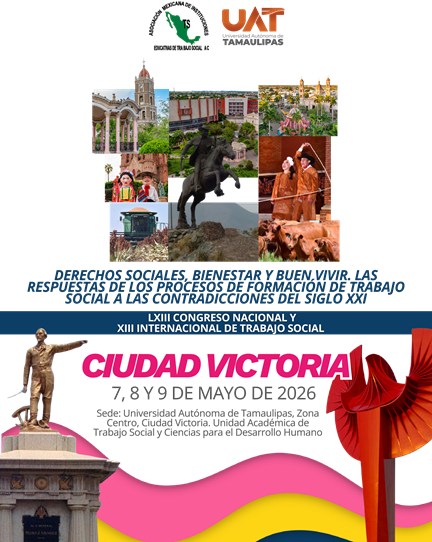 Congreso AMIETS Mayo 2026. LXIII CONGRESO NACIONAL Y XIII INTERNACIONAL DE TRABAJO SOCIAL